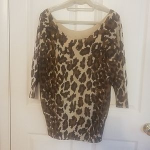 Leopard Lucky Brand Sweater